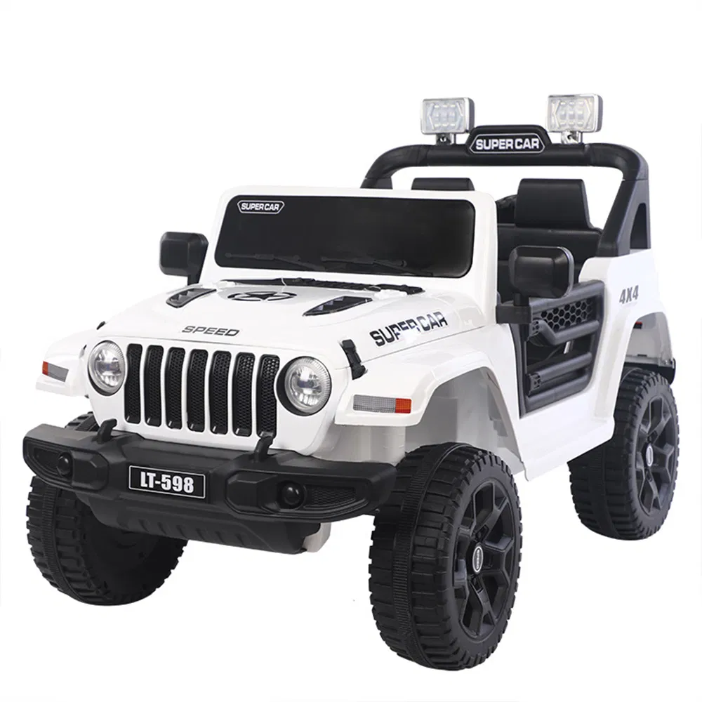 Cross-Border Children Four-Wheel Electric Baby Remote Control Rideable Double-Seater Four-Wheel Drive off-Road Swing Kid's Car