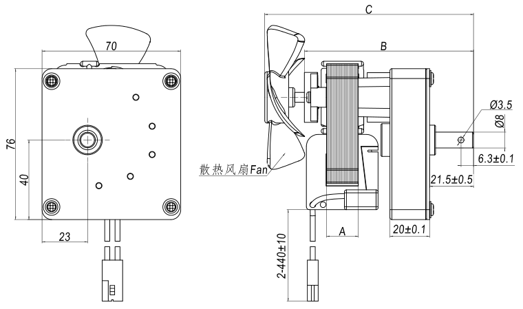 GM60A Series Drawing