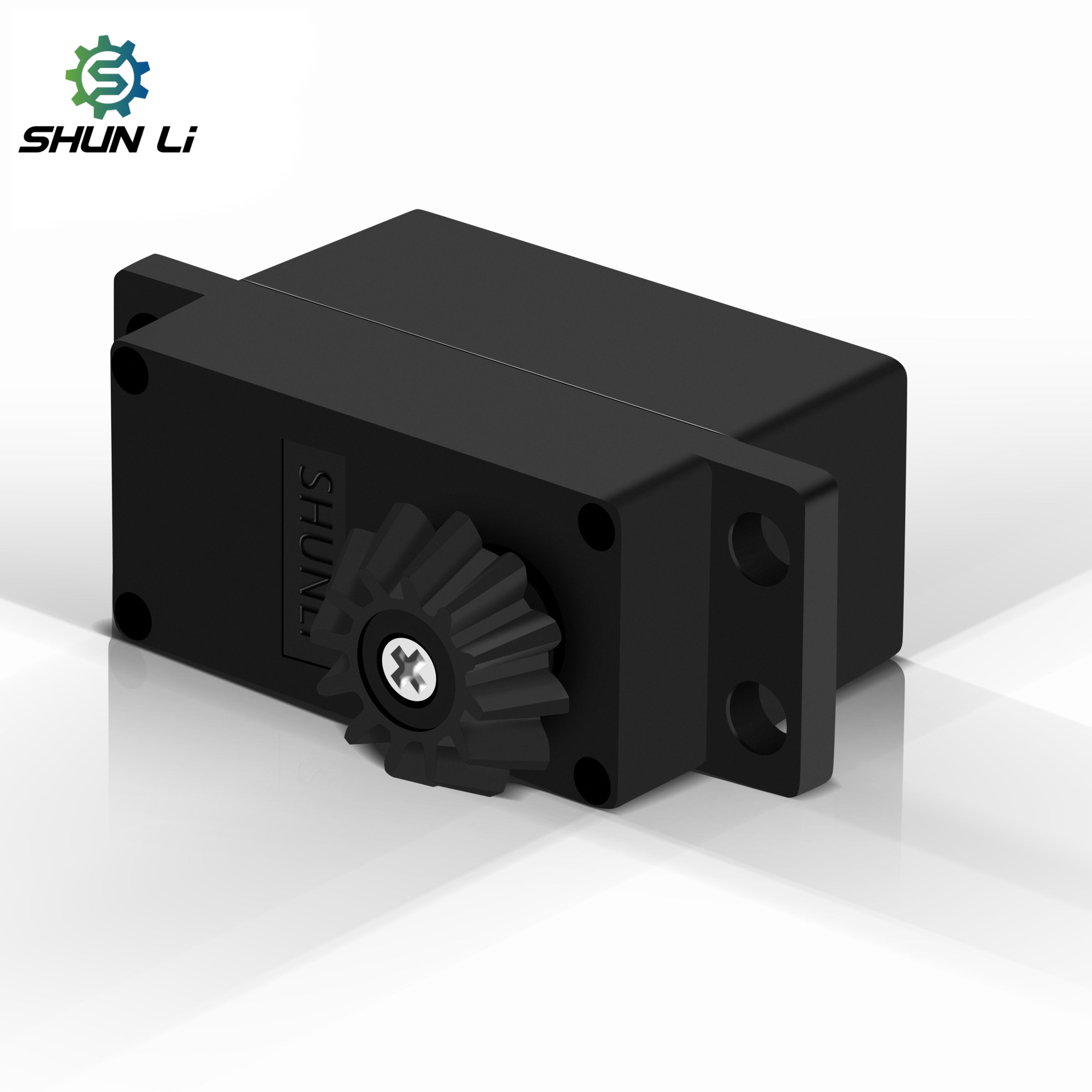 4.5v Dc Gear Motor for Electric Lock Low Rpm 60rpm Shunli Dc Gear Motor Permanent Magnet Brush Customized 30-100RPM