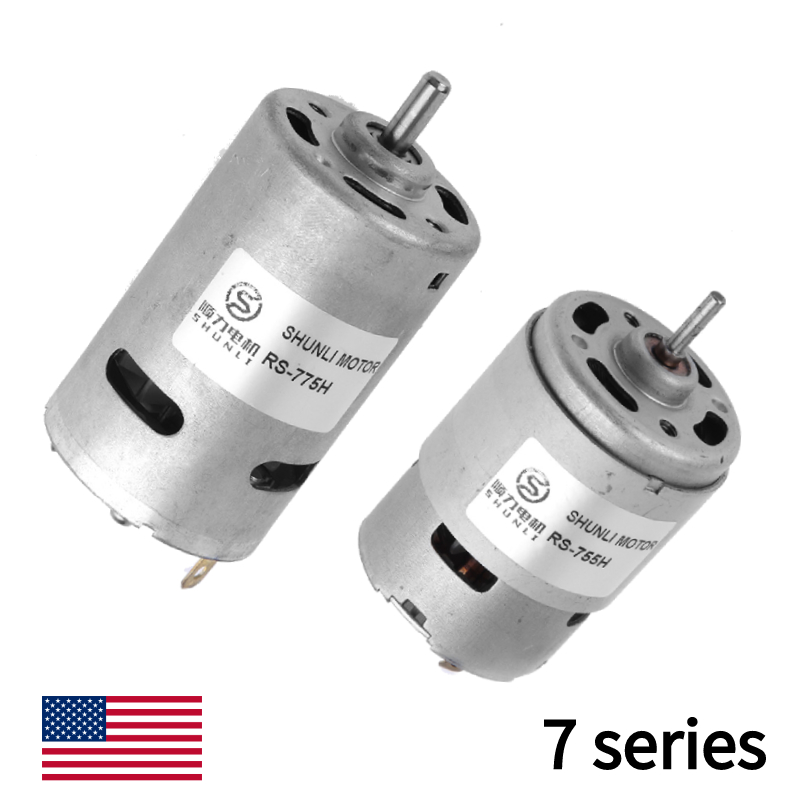 Shunli Custom Electronics RS 775 12V-24V DC Heavy & High Speed and Large Torque DC Motor for Your DIY/Toys/Science
