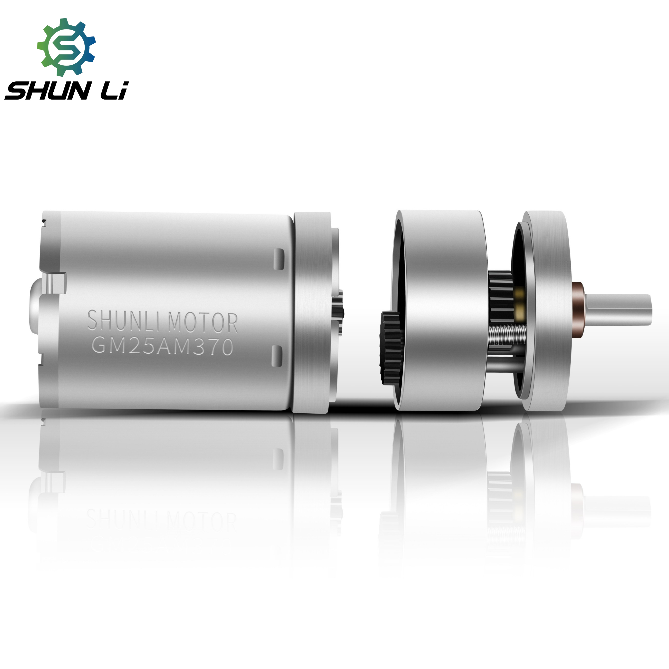 25MM DC Gear Motor 12v 60 Rpm Gearmotor with the Magnetic Encoder