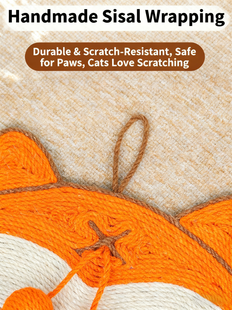 Customized Modern Sisal Pad Cat Scratch Board Wear-Resistant Multi-Functional Vertical Wall Claw Grinder Anti-Cat Claw Board