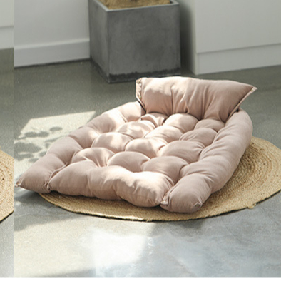 Foldable Luxury Dog Sofa Bed Solid Rectangle Eco-Friendly Modern Washable Portable Large Cushion 100% Cotton All Seasons