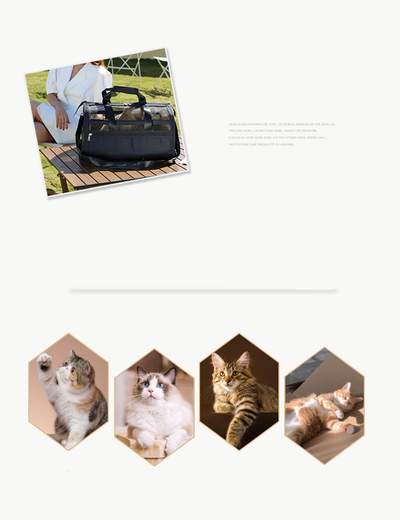 Pet Carrier for Medium Cats Soft-Sided Pet Carrier for Big Medium Cats and Puppy Dog Cat Carriers Pet Privacy Protection Travel
