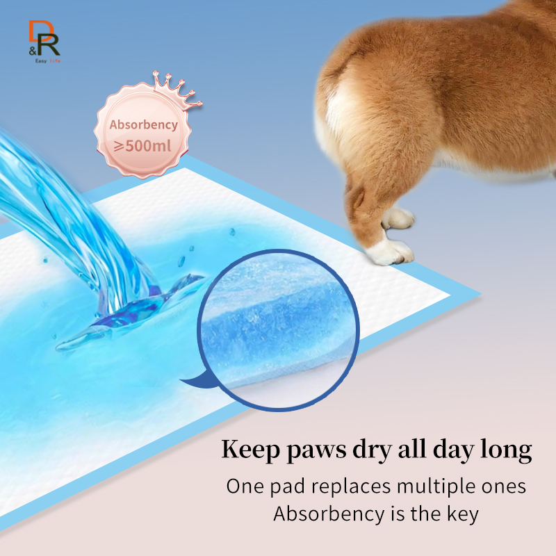 Super Absorbent Biodegradable Pet Training Pads For Dogs And Cats Factory Direct Sale