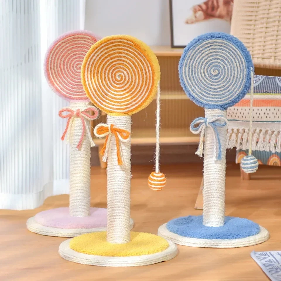 Durable Sisal Scratching Boards Simplicity Modern Cat Climbing Frame Lollipop Cat Climbing Racks Claw Grinding Toys Anti-Scratch