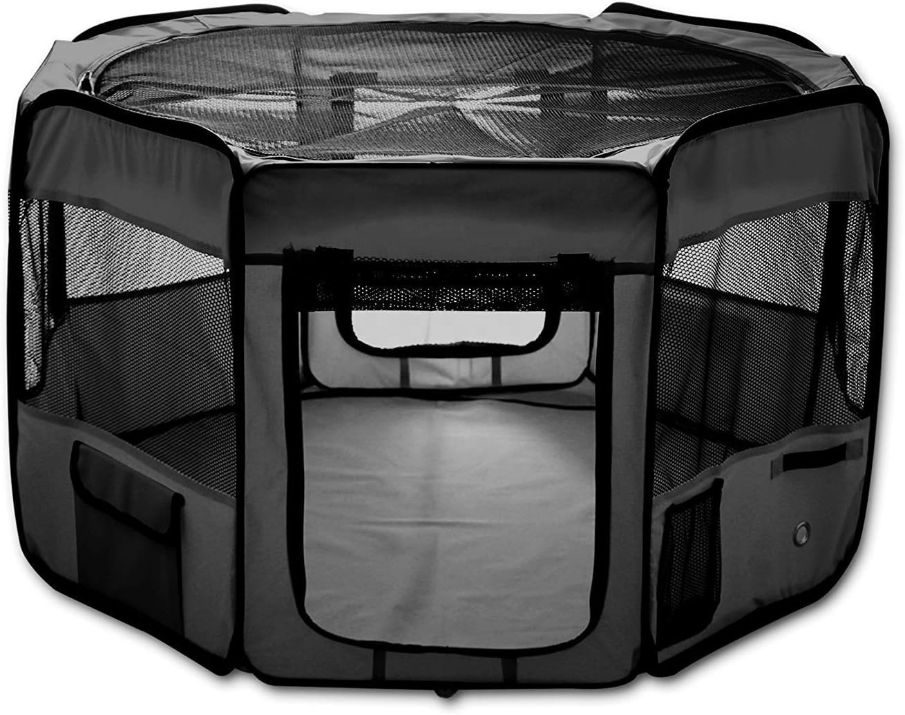 Portable Lightweight Eight-Panel Pet Playpen Strong Fabric Dog Exercise Playpen Pet Gates &amp; Pens