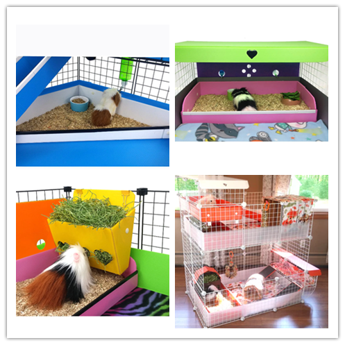 Guinea Pig Cage & Hamster Playpen Enclosure Foldable Luxury Classic DIY Layout with Stainless Steel Customizable