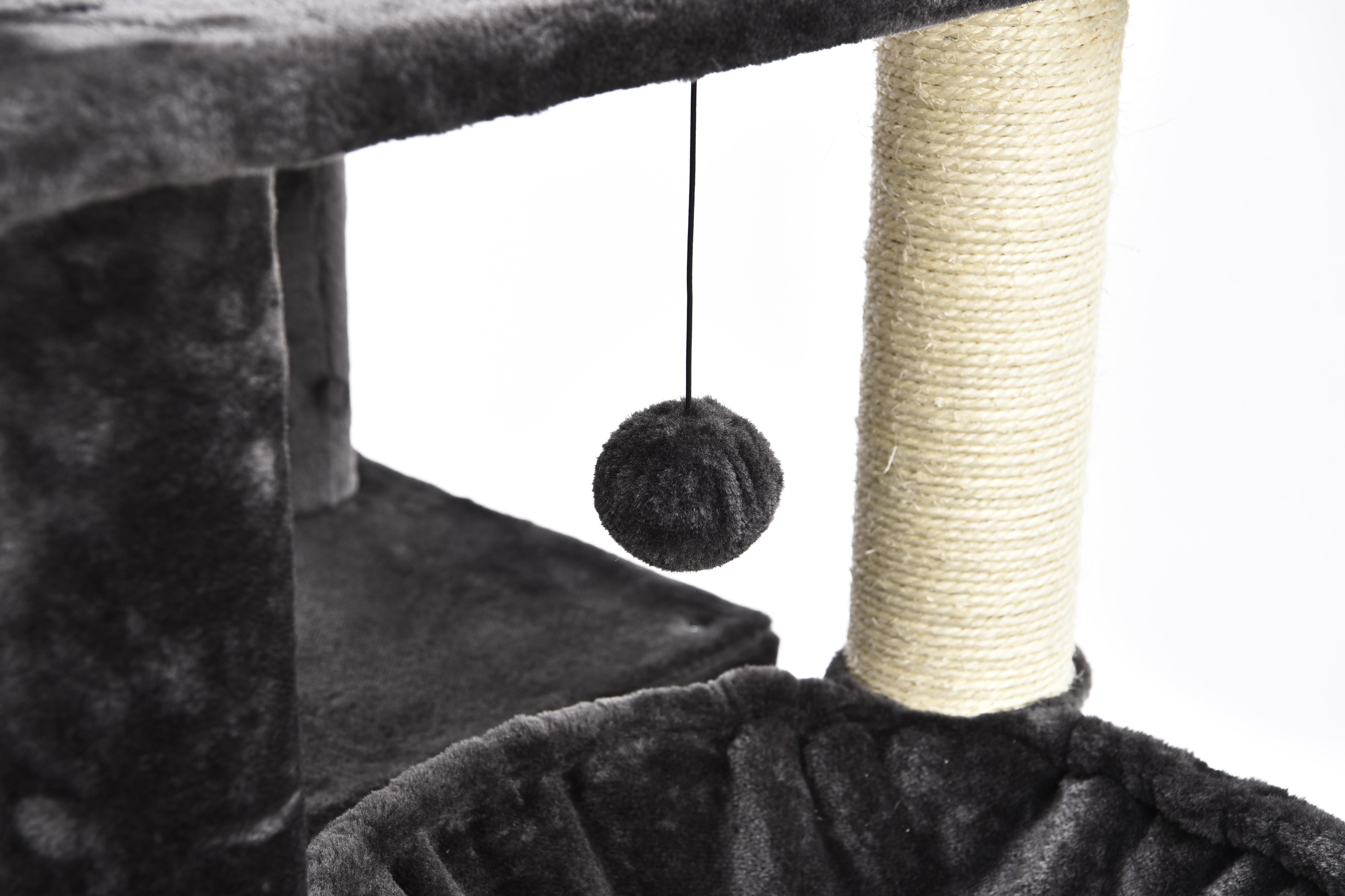 XL Size 74 Inch Tall Activity Center Stable Cozy Perches 2 Condos Cat Tree Tower With Scratching Posts