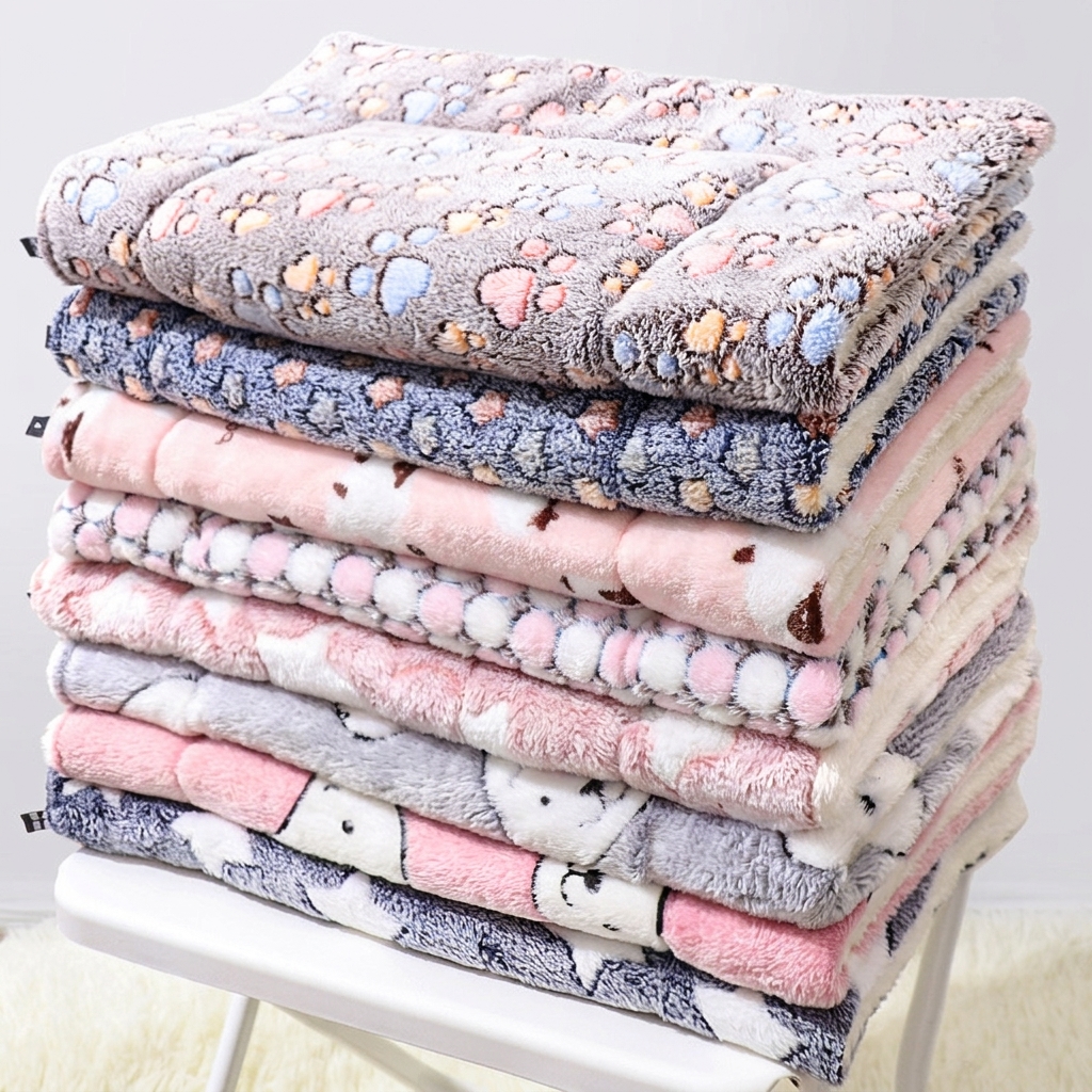 Wholesale Custom Small Rabbit Pad Blanket Warming Pad Pet Blanket Dog Blankets On Sale