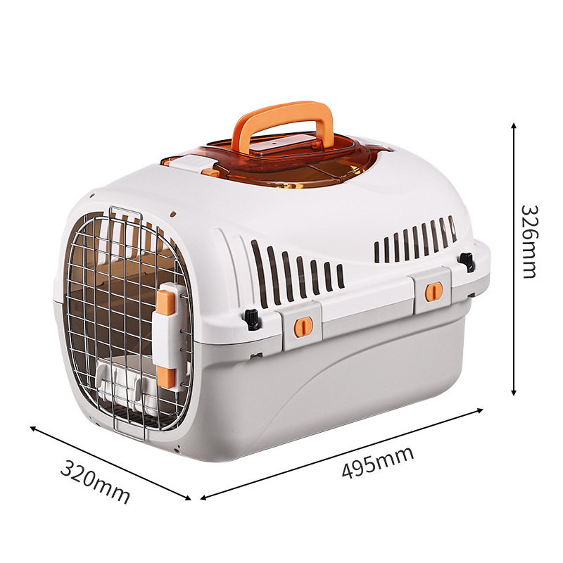 High Quality Cheap PP Plastic Pet Carrier/Pet Flight Cage/Dog Transport Box Travel Bag for Cars