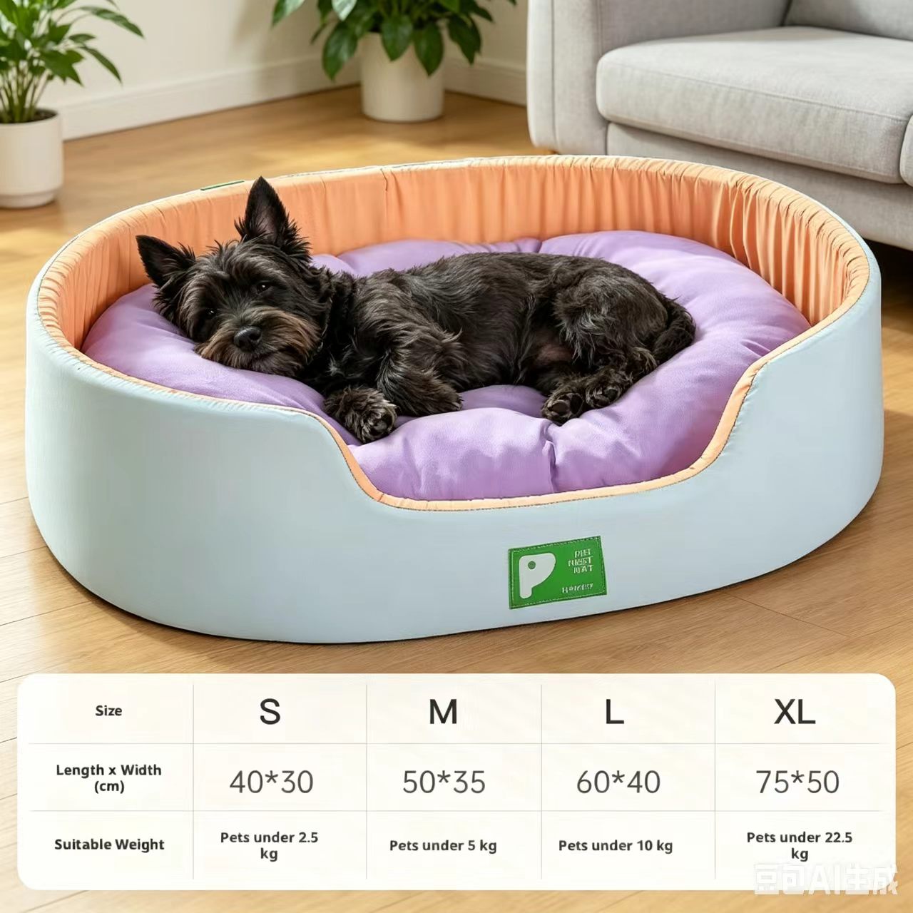 Durable Pet Bed Washable Dog Nest Double Sided Cat Sofa Bed Comfortable Puppy Cushion All Seasons