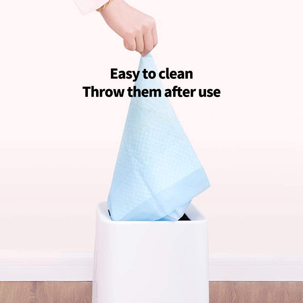 Disposable Puppy Diapers Absorption Training Pet Pee Waterproof Wood Wee Pads Cotton Bamboo Material Rechargeable Feature