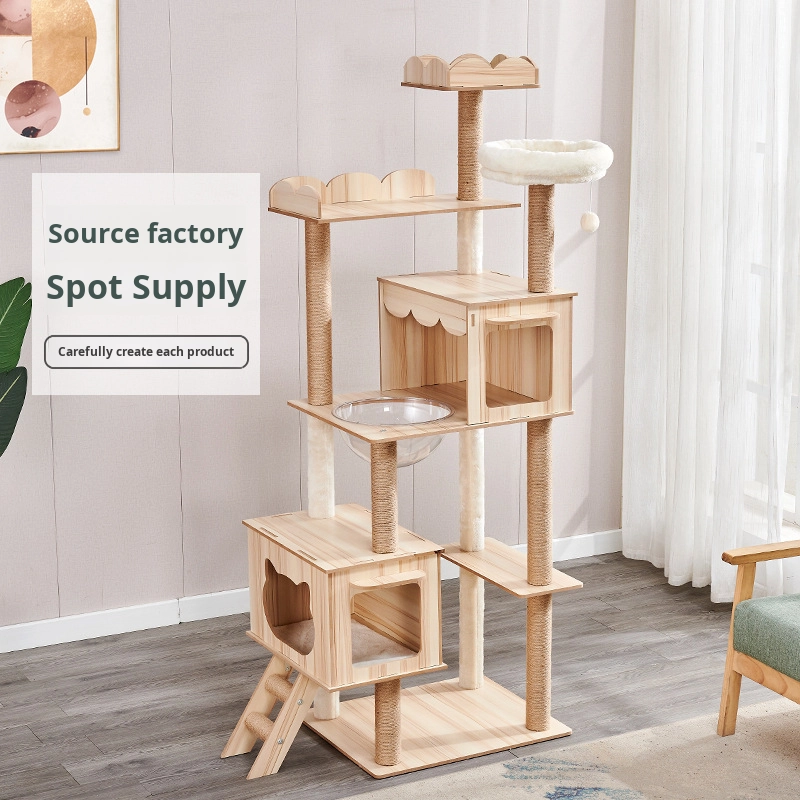 Pet Supplies Super Large Cat Climbing Frame Large Pet Nest All Season Universal Pet Climbing Furniture Cat Jumping Platform
