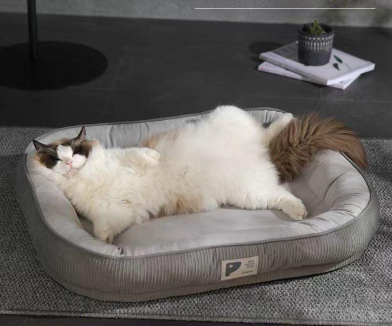 Hot Selling Dog Cat Bed Soft Pet Sofa Bed Removable Modern Cozy Large Dogs Cat Orthopedic Couch Bed Mattress