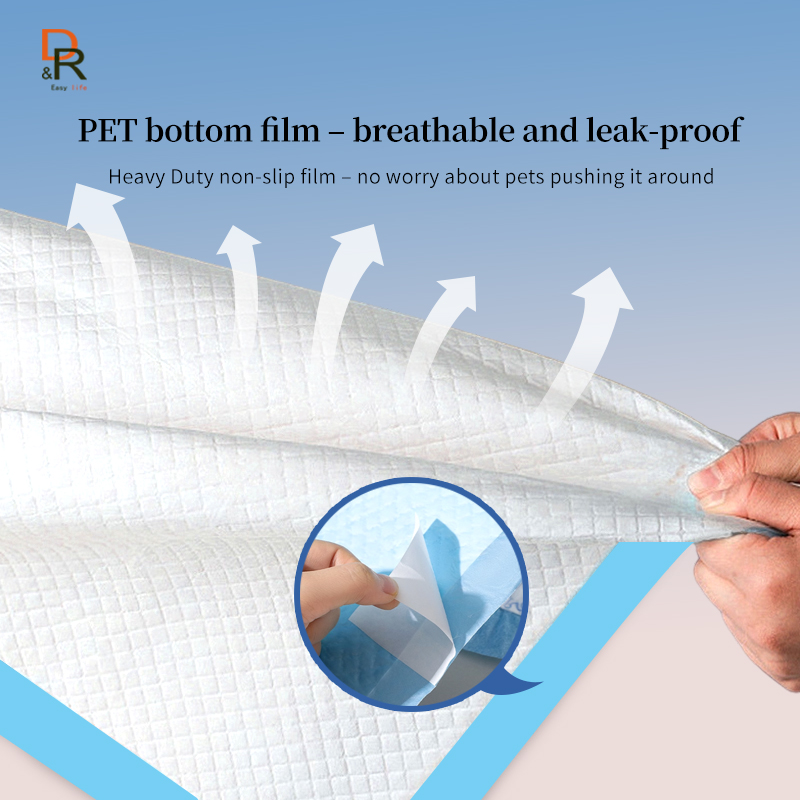 Super Absorbent Biodegradable Pet Training Pads For Dogs And Cats Factory Direct Sale