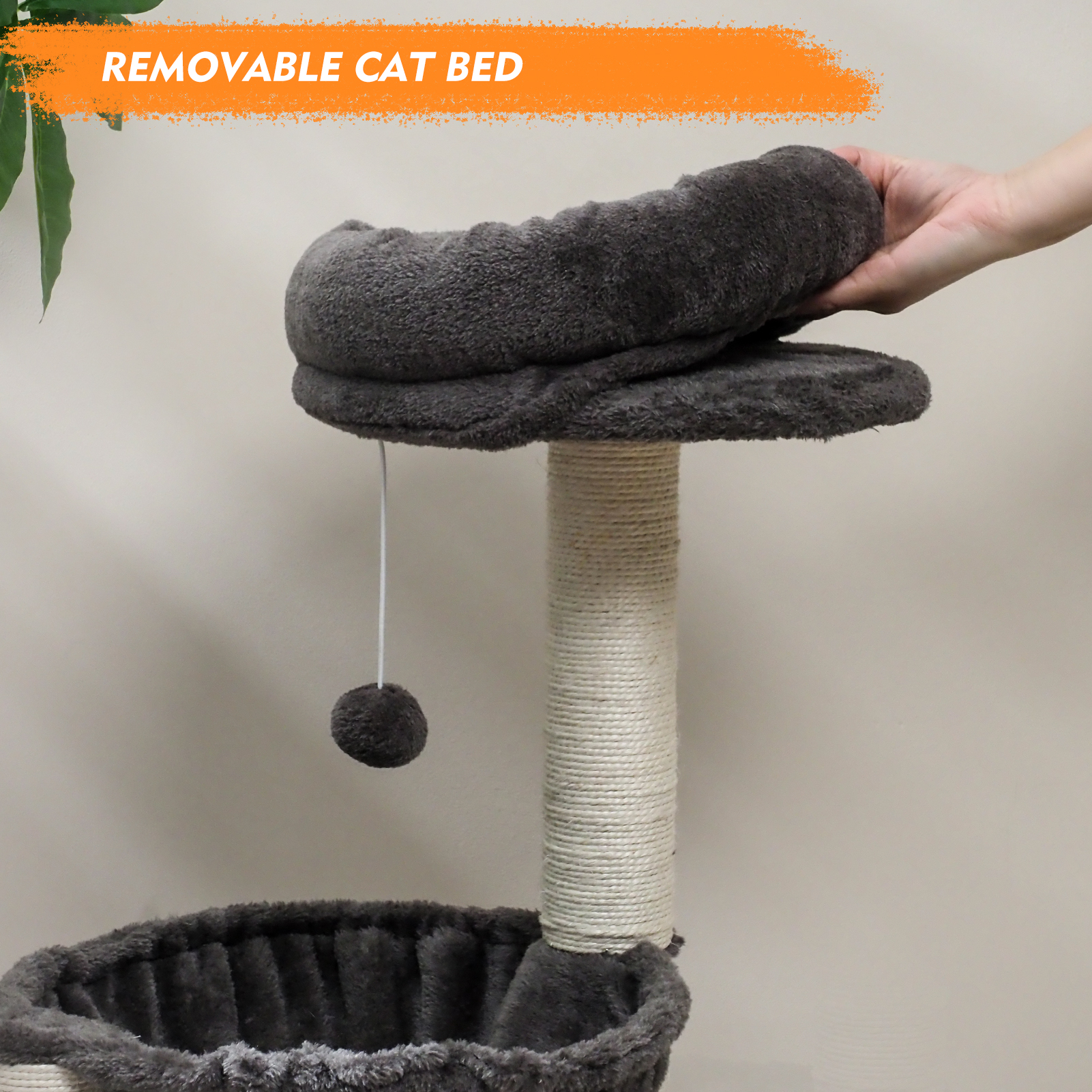 China Manufacture New 2023 Hot Sale Wholesale Custom Pet Playing and Rest Cat Climbing Tree Scratching Tower Cat Condo Tree