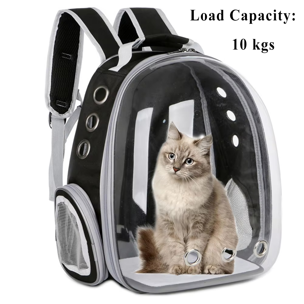 Durable Space Capsule Transparent Design Airline Approved Expandable Dog Carrier Bag Pet Backpack