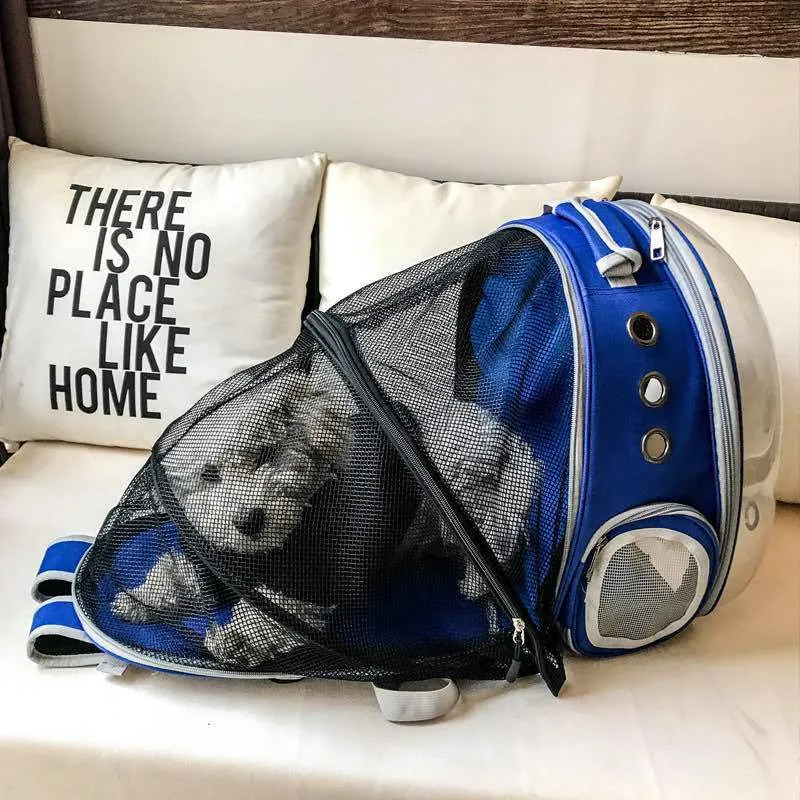 Capsule Clear Expandable Pet Cat Bag Backpack