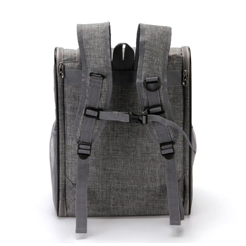 Expandable Breathable Mesh Pet Carrier Backpack Bag for Small Cat Dog Puppy