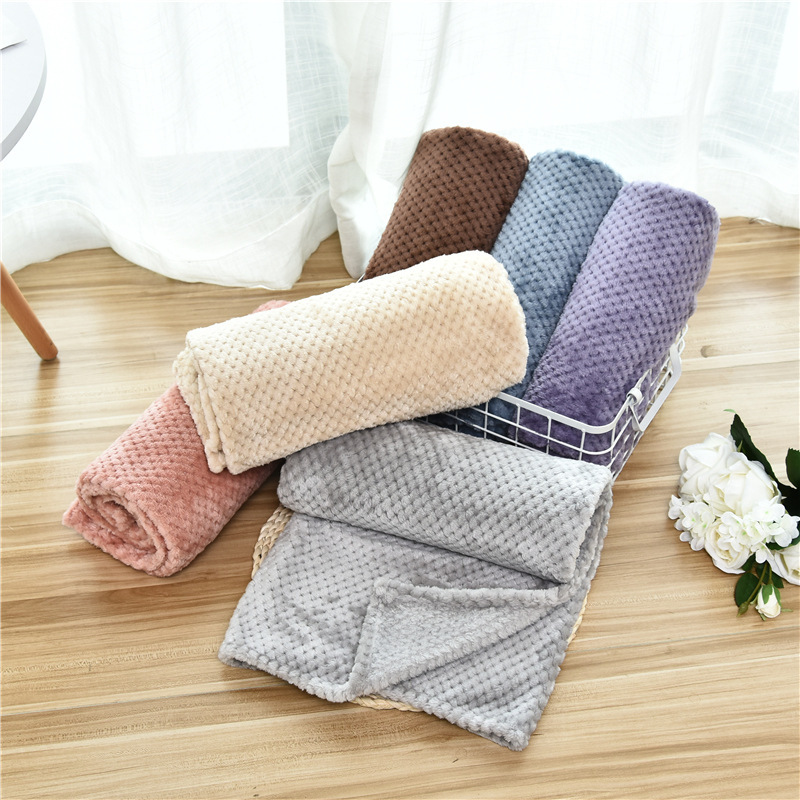 Printed Soft Warm Fleece Pet Blankets Dog Blanket