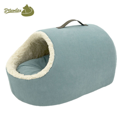 Rectangular Linen Fabric Dog Sofa Bed Comfortable Sustainable Pet Sofa Bed
