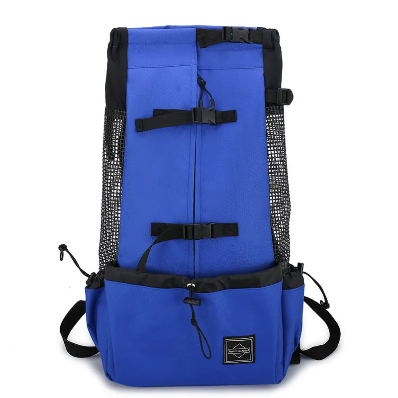 Custom Logo Pet Outing Carrying Bag Durable Carrier Travel Backpack.