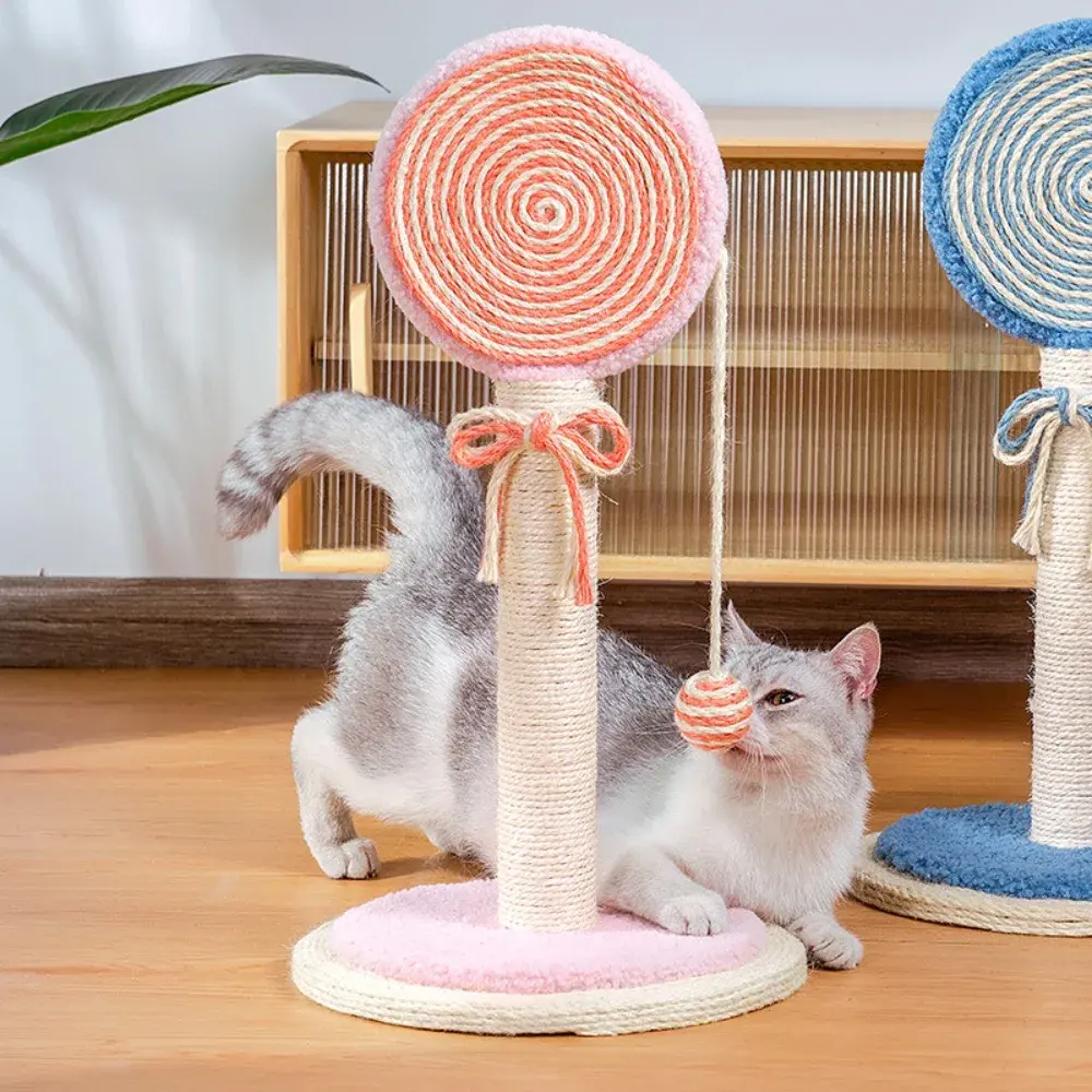 Durable Sisal Scratching Boards Simplicity Modern Cat Climbing Frame Lollipop Cat Climbing Racks Claw Grinding Toys Anti-Scratch
