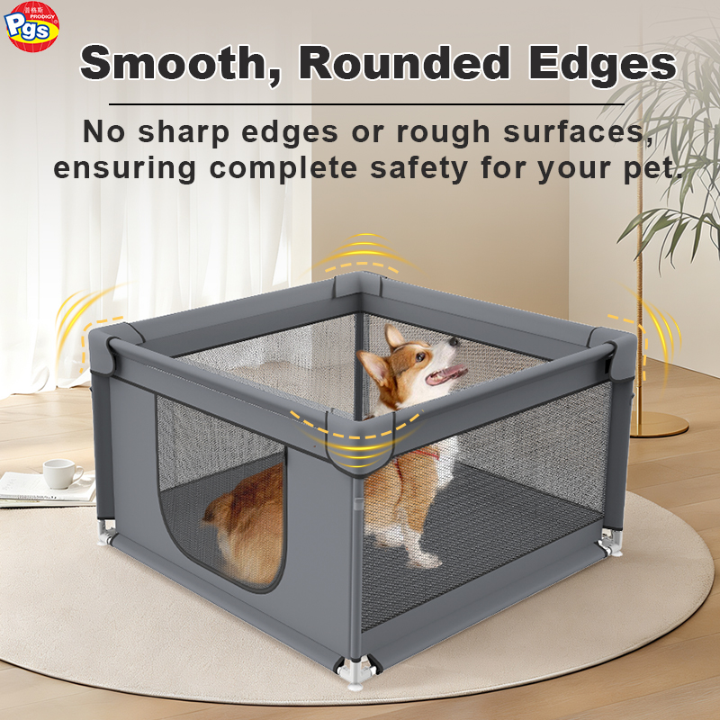 Prodigy PETC01 Safe Nylon Small Animal Pet Playpen with Zipper Closure Foldable Indoor Pet House