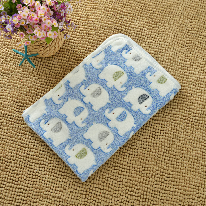 Soft Warm Flannel Fleece Pet Blanket Plush Fluffy Washable Coral Paw Print Dog Cat Blanket Throw Dropshipping Small MOQ