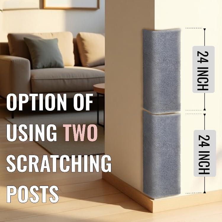 Wall Cat Scratcher &amp; Corner Cat Scratcher &amp; Indoor Scratching Post &amp; Carpet Scratching Pad &amp; Corner Scratchers For Indoor Cats