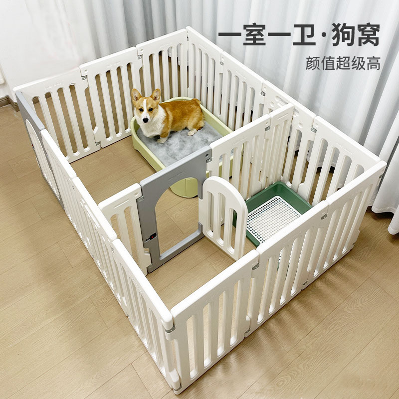 70cm Indoor Pet Playpen with Door Partition Plastic Cat Fence for Play Game Park for Baby and Small Animals