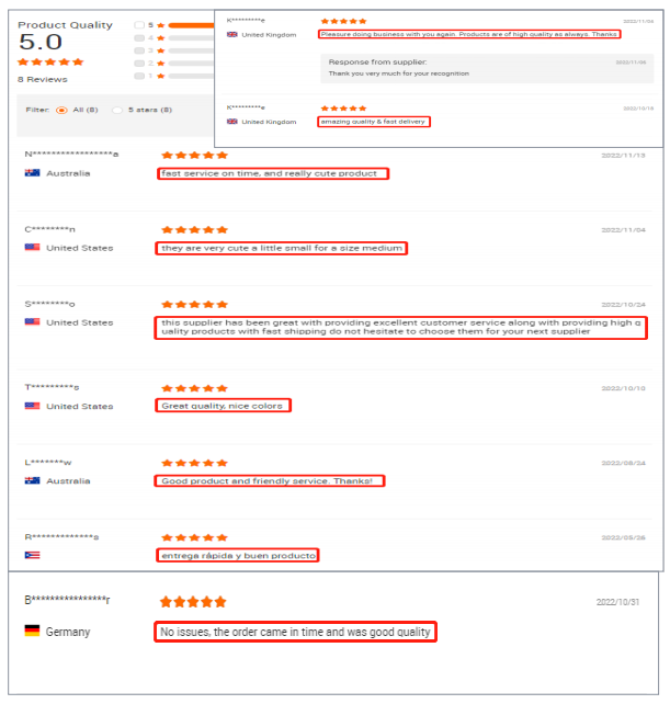 Customer Praise