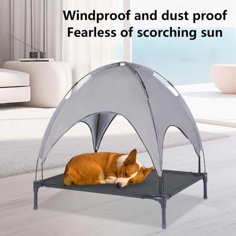 High Load-Bearing Portable Folding Dog Kennel Breathable Pet Tent for Summer Outdoor Sunshade Home Camp Bed Wholesale