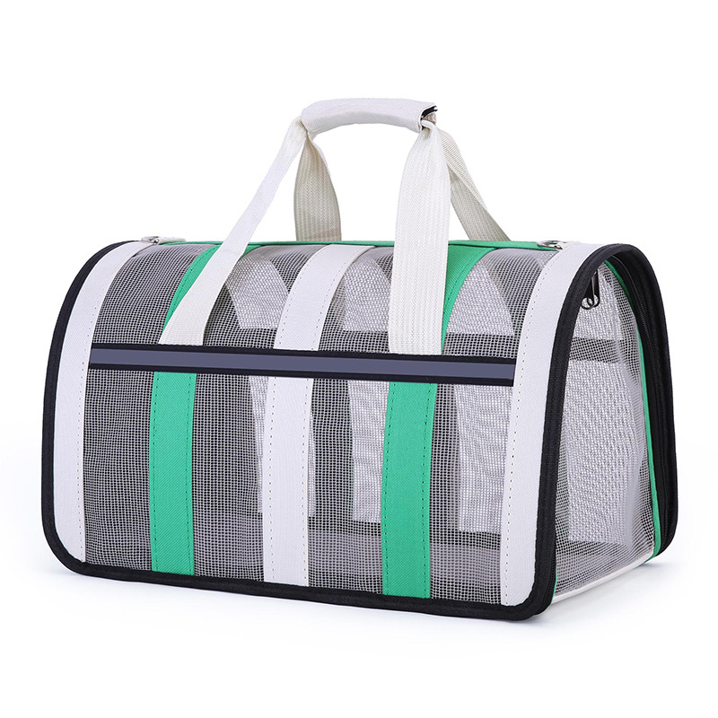 Wholesale Solid Portable Foldable Cat Pet Carrier Backpack Bag Easy Carry Travel Bag Zipper Available Colorful Handbag Designs
