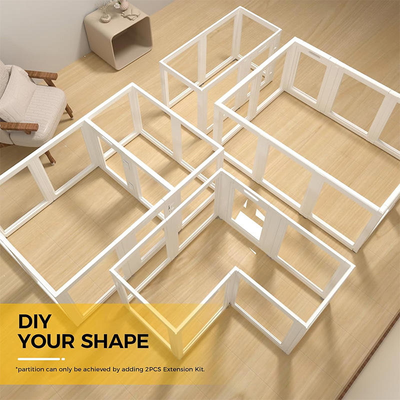 Source Factory OEM Clear Acrylic Pet Playpen Premium Multi-pet Dog Enclosure Puppy Pen Wholesale In Stock