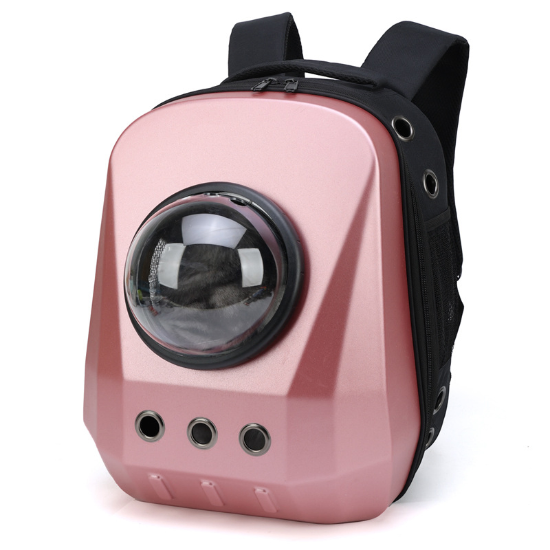 Black Quality Pet Supply Custom Factory Wholesale Dog Bag Portable Cat Carrier Brethable Backpack