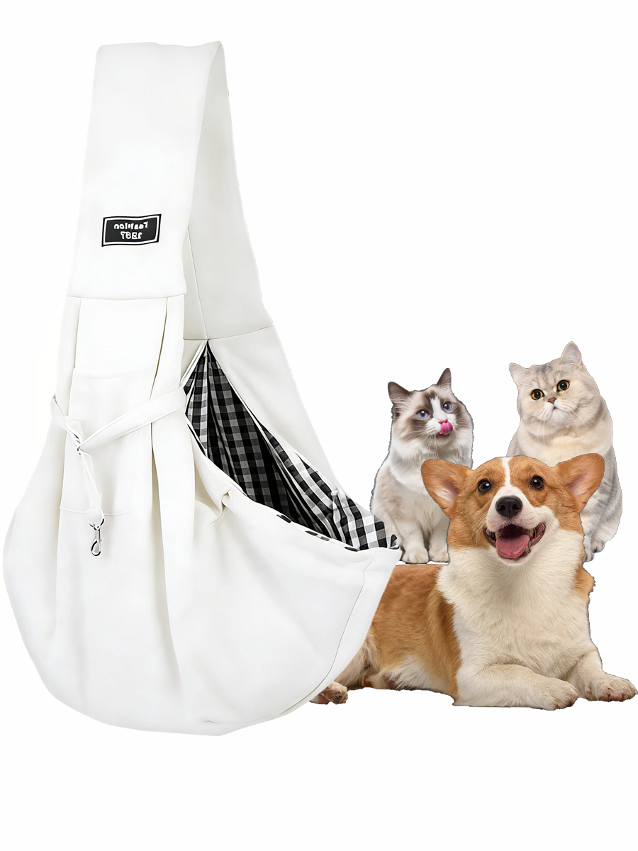 Reversible Hands-Free Dog Cat Backpack Carrier Zipper Breathable Eco-Friendly Foldable for Small Pets (8kg) Outdoor