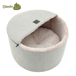 Rectangular Linen Fabric Dog Sofa Bed Comfortable Sustainable Pet Sofa Bed