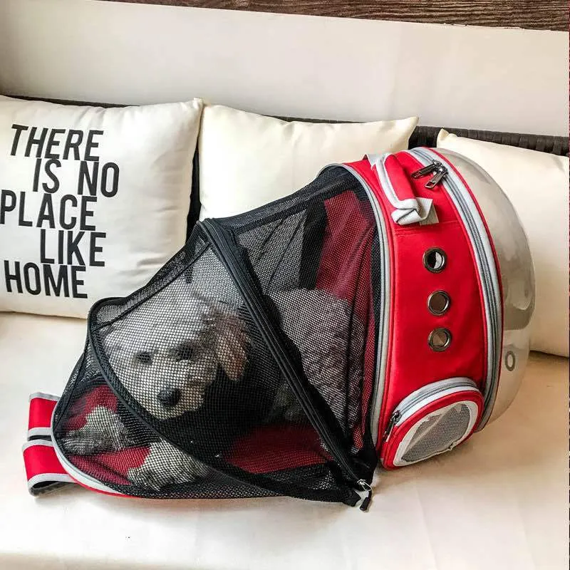 Capsule Clear Expandable Pet Cat Bag Backpack
