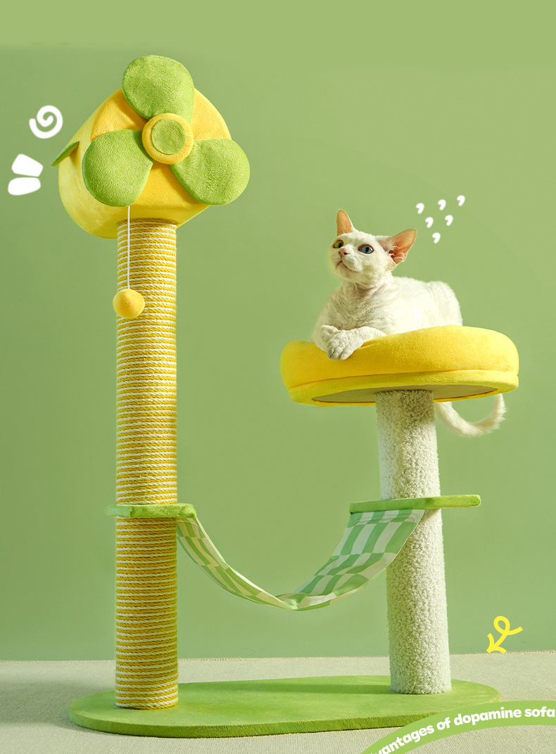 Cat climbing frame detail 1
