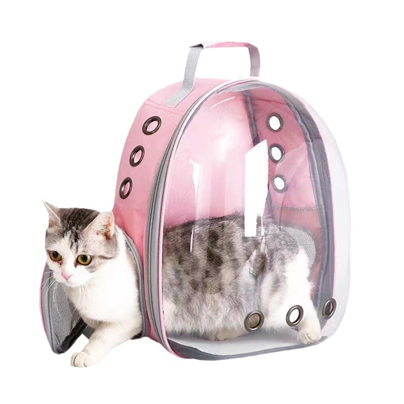 Transparent Space Capsule Pet Backpack, Breathable Travel Carrier