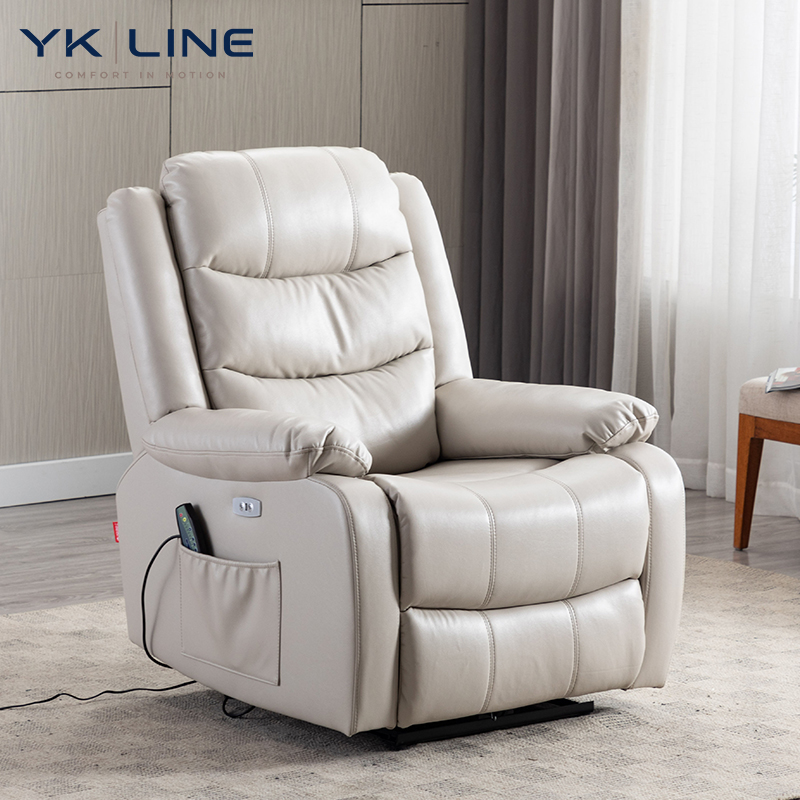 OEM New Design Electric Leather Reclining Sofa Functional Recliner Sofa Chair Power Recliner Sofa
