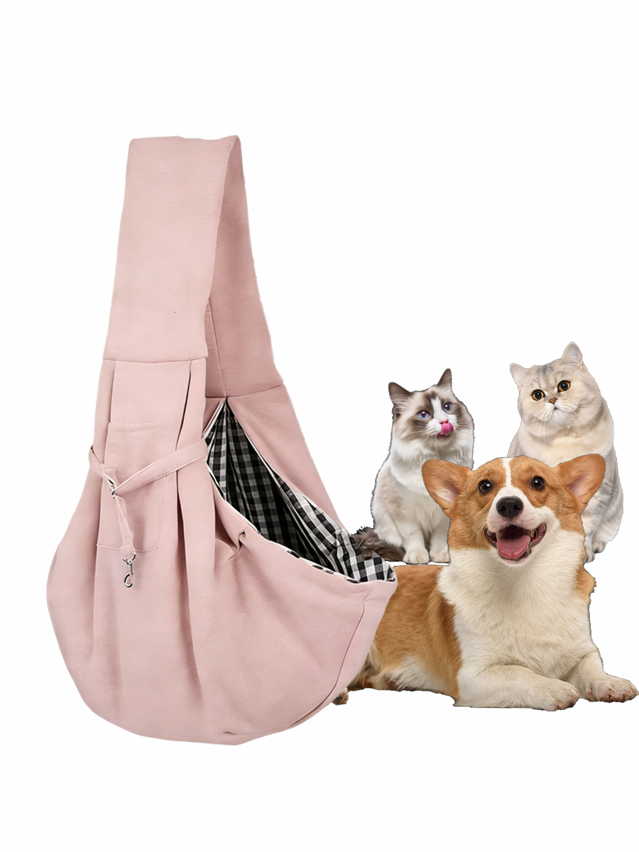 Reversible Hands-Free Dog Cat Backpack Carrier Zipper Breathable Eco-Friendly Foldable for Small Pets (8kg) Outdoor