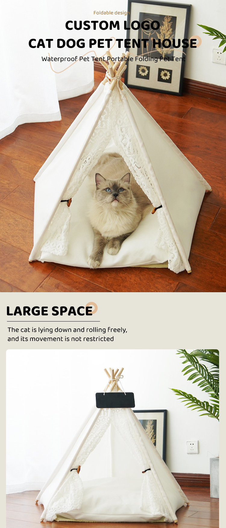 Pet Teepee Detail 1