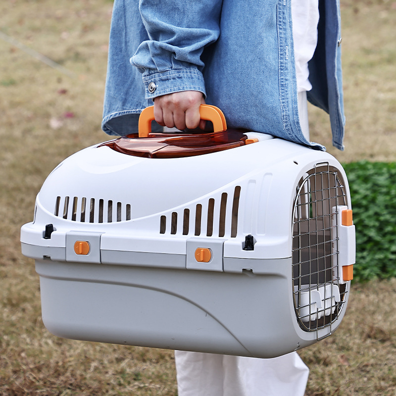 High Quality Cheap PP Plastic Pet Carrier/Pet Flight Cage/Dog Transport Box Travel Bag for Cars