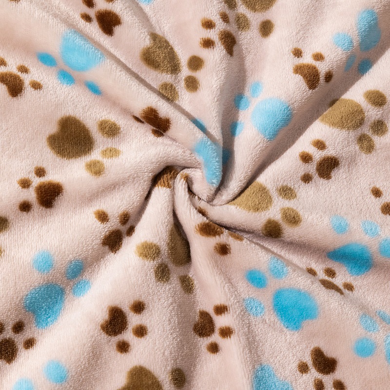 Cross-Border Bestseller Pet Dog Crate Mat Blanket - Warm Double-Sided Thickened Flannel Blanket for All Seasons