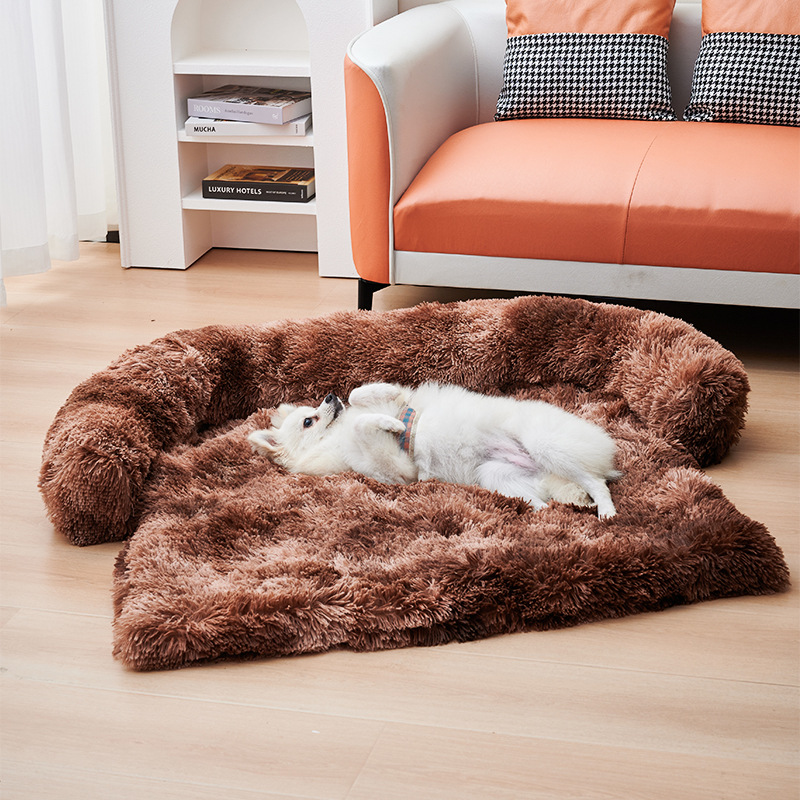 Factory Supply Foldable Modern Breathable Comfortable Eco-Friendly Sponge Foam Square Portable Pet Sofa Bed Washable Indoor Use