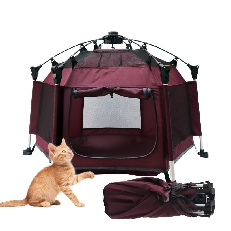 Prodigy PF001 Durable Waterproof Pet House Camping Tent Portable Pet Bed Tent Pet Playpen Tent for Small Animals