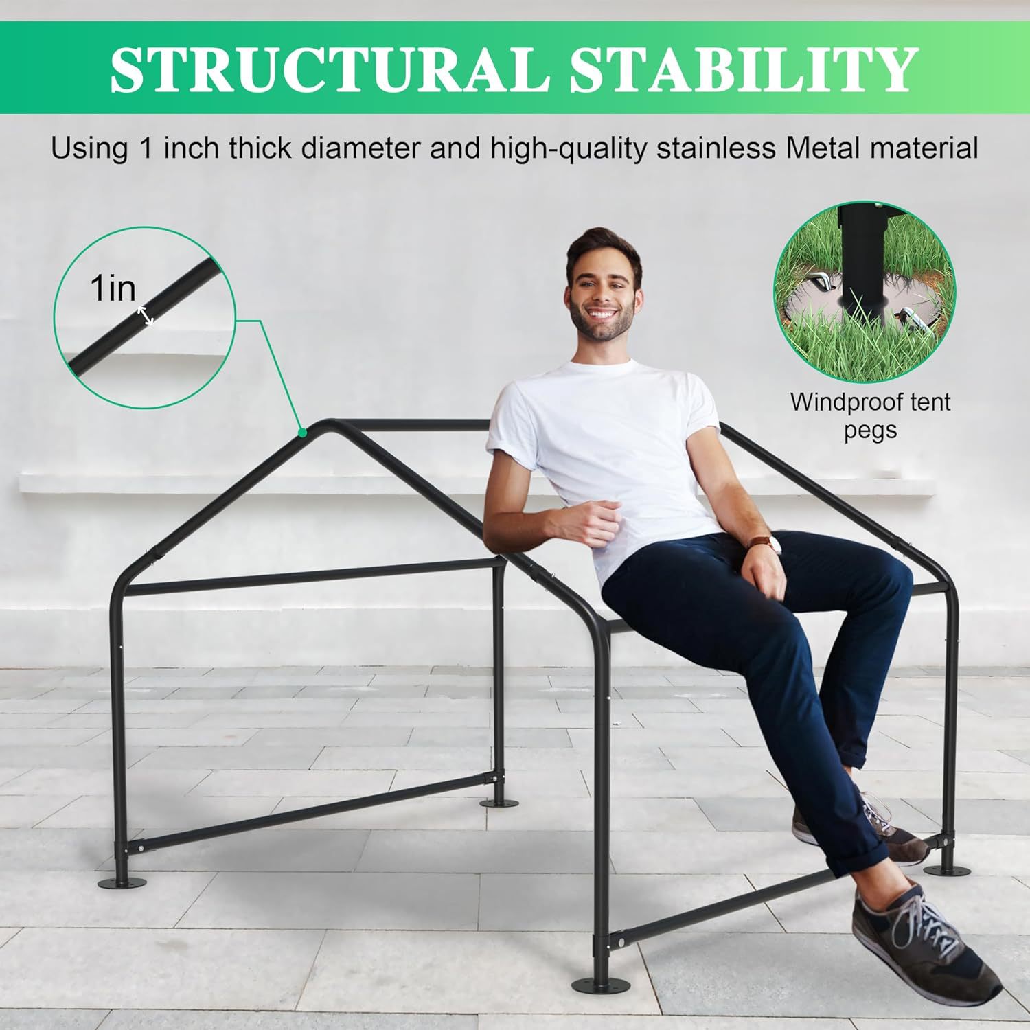 Heavy Duty Semi Closed Elevated Foldable Dog Shade Shelter Waterproof Sun Protection Outdoor Large Pet Tent for Small Animals